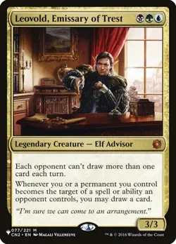 Leovold, Emissary of Trest The List NM MTG - Image 1