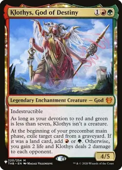 Klothys, God of Destiny The List NM MTG - Image 1