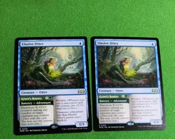 MTG 2x Elusive Otter - Wilds of Eldraine - 0225 R - Image 1