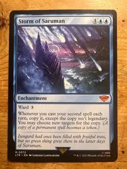 Storm of Saruman UB: the Lord of the Rings: Tales of Middle-Earth Regular MTG NM - Image 1