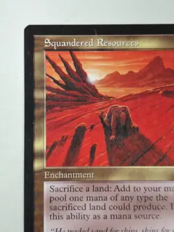 MTG Squandered Resources Vision NM Vintage Magic the Gathering Reserve List BB - Image 2