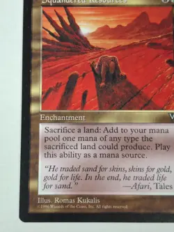 MTG Squandered Resources Vision NM Vintage Magic the Gathering Reserve List BB - Image 5