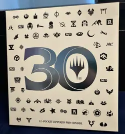 Ultra Pro Zippered Pro Binder 12-Pocket MTG 30th Anniversary NEW - Image 1