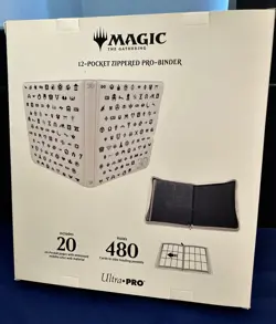 Ultra Pro Zippered Pro Binder 12-Pocket MTG 30th Anniversary NEW - Image 2