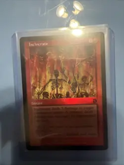 Mtg incinerate From Magics Deckmasters Box Set Rare - Image 1