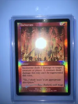 Mtg incinerate From Magics Deckmasters Box Set Rare - Image 2