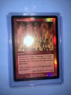 Mtg incinerate From Magics Deckmasters Box Set Rare - Image 3