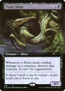 Toxin Sliver (Extended Art) [Secret Lair Drop Promos] Magic MTG - Image 1