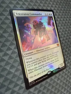 MTG Triceraton Commander #0025 Foil Mythic Teenage Mutant Ninja Turtles (TMT) - Image 2