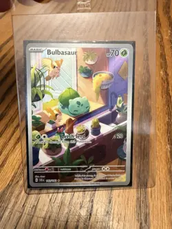 Bulbasaur, Pokemon, Stellar Crown, HOLO Illustration Rare, 143 - Image 1