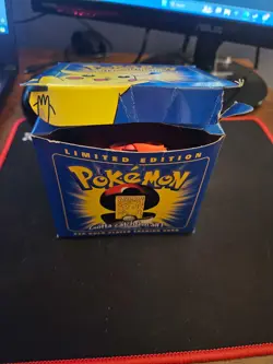 Pokemon PIKACHU Trading Card Bar - 23K Gold Plated - Burger King 1999 - Image 1