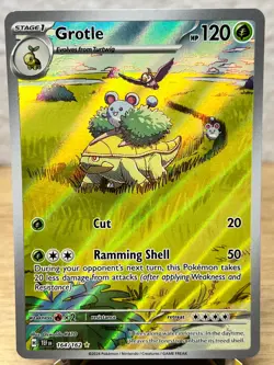Temporal Forces Grotle 164/162 Illustration Rare Pokemon NM/M - Image 1