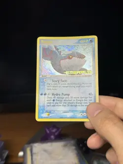 Kyogre 15/106 Reverse Holo Ex Emerald Stamped Pokemon - Image 3