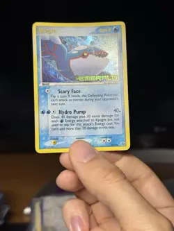 Kyogre 15/106 Reverse Holo Ex Emerald Stamped Pokemon - Image 4