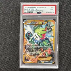 2017 Pokemon Premium Trainer Shaymin EX 77a/108 XY Collection Promo PSA 9 - Image 1