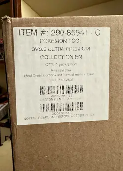 Pokemon 151 Ultra Premium Collection UPC Scarlet & Violet Sealed Case of 4 boxes - Image 2