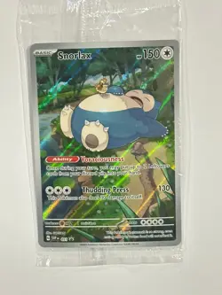 Pokemon: Snorlax Scarlot & Violet Promo 051 (SEALED): 151 ETB Promo - Image 1