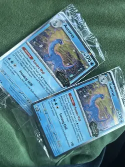 Aurorus 024/088 - Cosmo Holo - Pokemon Perfect Order Stamped Promo SEALED (2) - Image 1