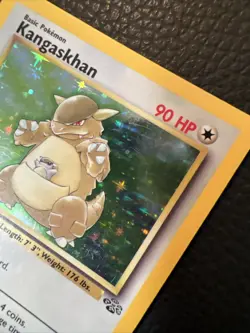 # Pokemon TCG Kangaskhan Jungle 5/64 Holo Unlimited Holo Rare Vintage 1999 LP+ - Image 2