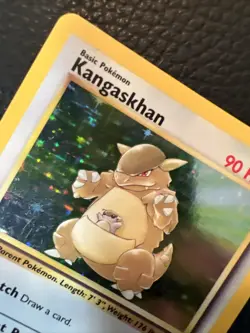 # Pokemon TCG Kangaskhan Jungle 5/64 Holo Unlimited Holo Rare Vintage 1999 LP+ - Image 4