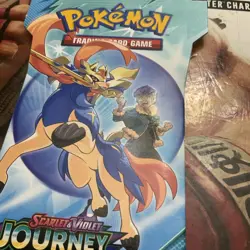 Pokemon TCG Journey Together Sleeved Booster Pack Hops Zacian Art - Image 4