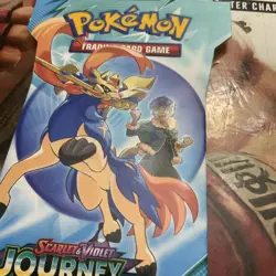 Pokemon TCG Journey Together Sleeved Booster Pack Hops Zacian Art - Image 5