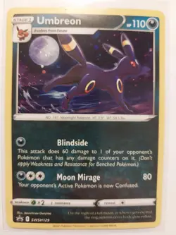 UMBREON SWSH129 COSMOS HOLO BLACK STAR PROMO SWORD & SHIELD NM - Image 2