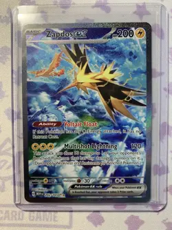 Zapdos ex 202/165 SIR Pokemon TCG SV: Scarlet & Violet 151 - Near mint - Image 1