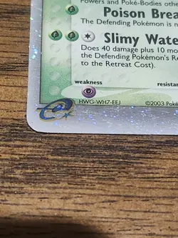 Pokemon TCG Muk Ex Dragon Holo Rare 96/97 NICE Vintage Pokemon - Image 3