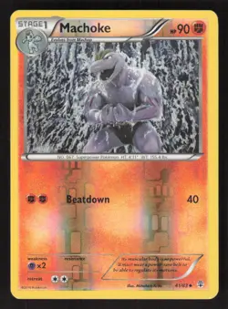 Pokemon TCG Generations Reverse Holo Machoke #41/83 - Image 1