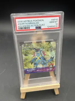 Artbox Pokemon Advanced Action Flipz 2003 AF42 Anorith Armaldo NM PSA 10 Pop 1 - Image 1