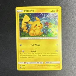 Pokemon Pikachu SM86 Holo 2017 LP - Image 1