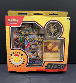 Pokemon TCG 2026 Pokemon Day Box Pikachu Promo & Booster Packs Ripped 170489 - Image 1