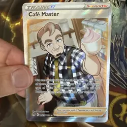 Pokemon TCG Brilliant Stars TG25/ TG30 Cafe Master Ultra Rare - NM - Image 3