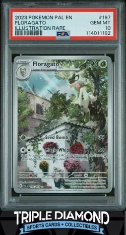 2023 Pokemon Paldea Evolved #197/193 Floragato Illustration Rare PSA 10 FDP130 - Image 1