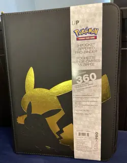 Ultra PRO Elite Series - Pikachu 9-Pocket Zippered Binder for Pokemon TCG - Image 1