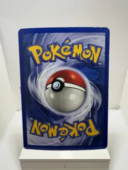 1999 Pokemon Charizard Base Set 4/102 WoC Rare Print Error Holo Bubble - Image 2