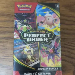Pokemon TCG Mega Evolution Perfect Order Booster Bundle ENGLISH - 6 Packs - Image 1