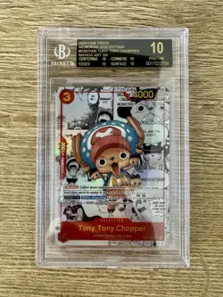 One Piece EB01 Tony Tony Chopper #006 MANGA ART (ENG) BLACK LABEL (BGS 10) - Image 1