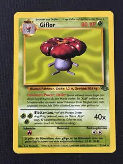 Pokemon Vileplume 31/64 Jungle Regular Rare 80HP Stage 2 TCG Card German - Image 1