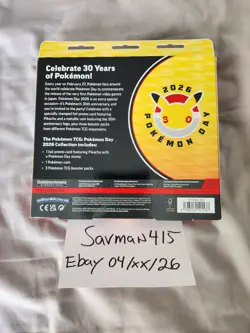New Sealed Pokemon Day 2026 Collection Box Pikachu - Image 3