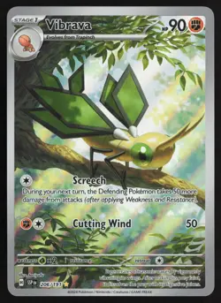 Vibrava 206/191 Illustration Rare Surging Sparks Pokemon Near Mint - Image 1
