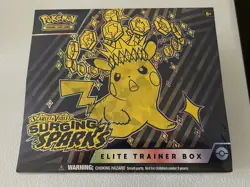 POKEMON TCG SCARLET VIOLET SURGING SPARKS ETB ELITE TRAINER BOX FACTORY SEALED - Image 1