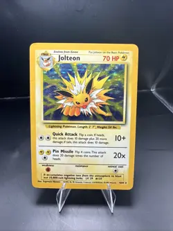 Pokemon TCG Jolteon Jungle 4/64 Holo Unlimited Holo Rare (MP) - Image 1