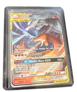 Pokemon Reshiram & Charizard GX 20/214 Tag Team Holo Rare NM/LP - Image 1