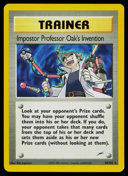 Pokemon Neo Destiny 94/105 Impostor Professor Oak's Invention - Image 1