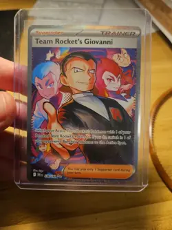 Team Rocket's Giovanni SIR SV10: Destined Rivals 238/182 Pokemon TCG - Image 1