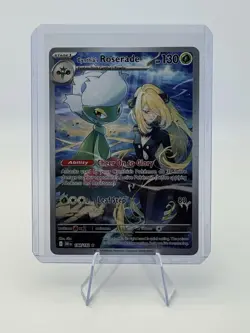 Cynthia's Roserade 184/182 Illustration Rare SV: Destined Rivals Pokemon TCG MP - Image 1
