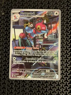 Pokemon TCG Porygon-Z Paradox Rift 214/182 Holo Illustration Rare - Image 1