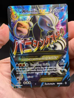 M Mewtwo EX Full Art Ultra Rare Mega 159/162 Breakthrough English Pokemon LP - Image 3